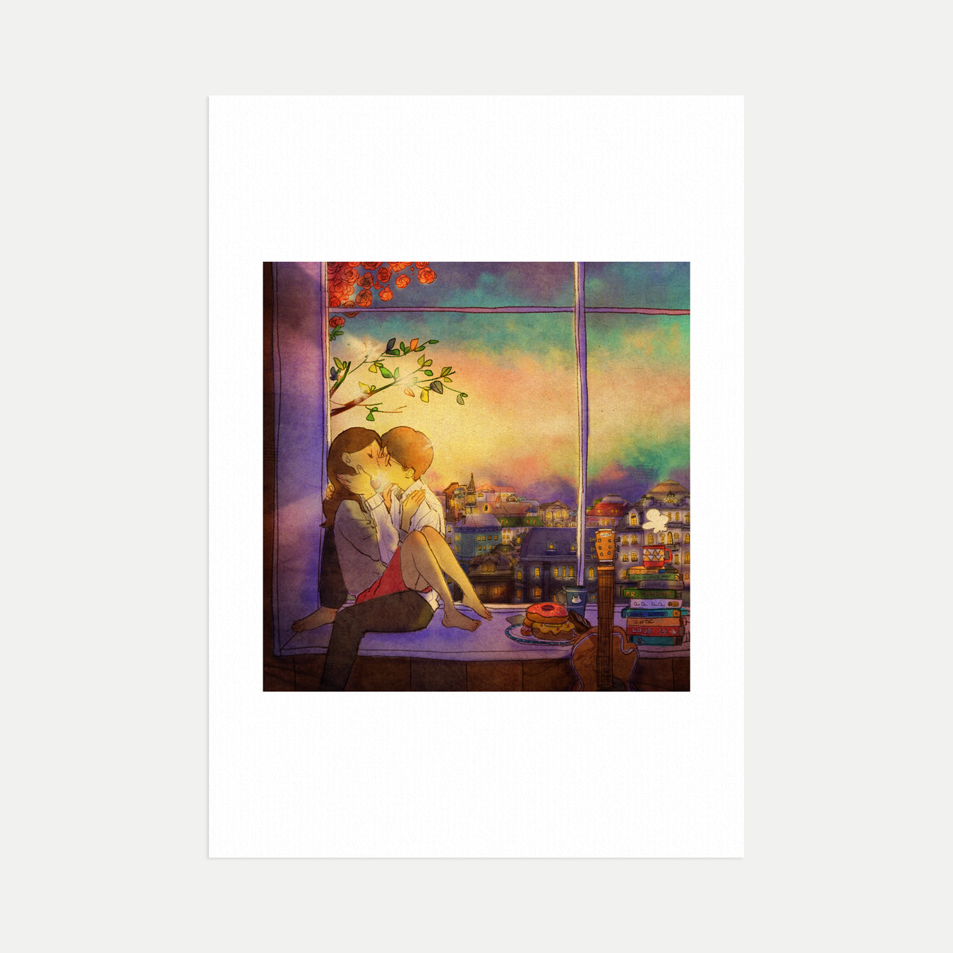 Evening Kiss - Art Print