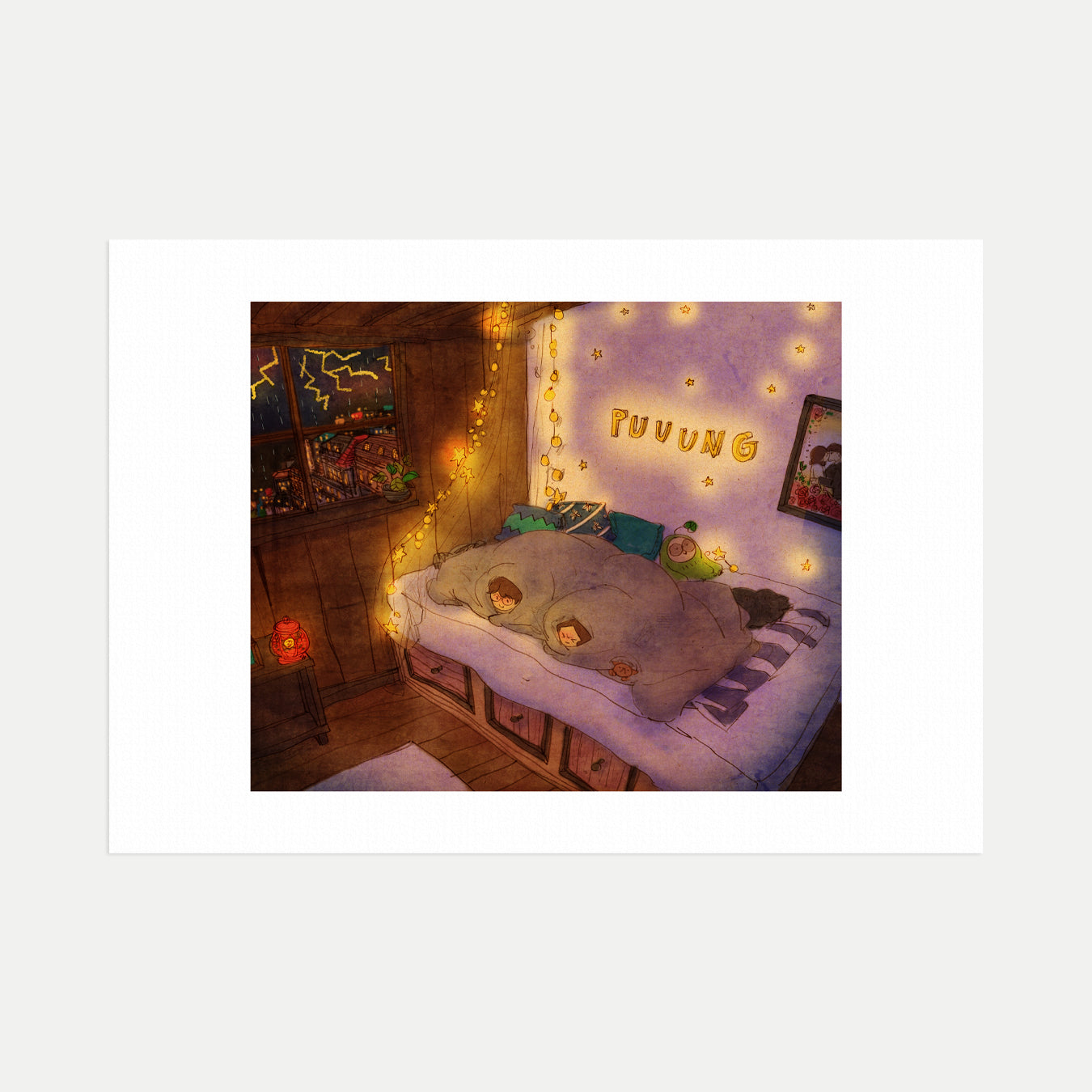 Thunderstorm Night - Art Print