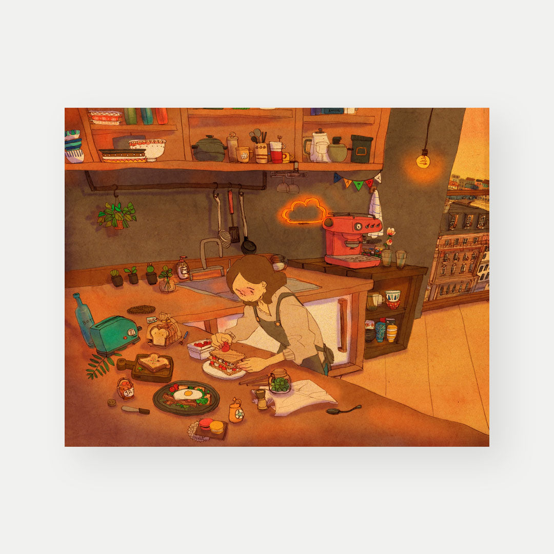 Cooking for You - Postcard