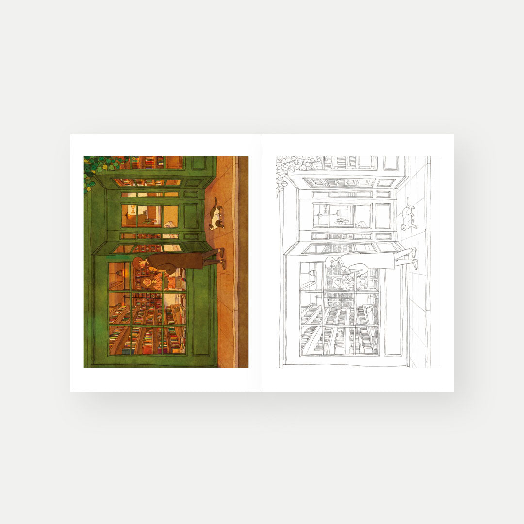 Sweet & Heartwarming Coloring Book