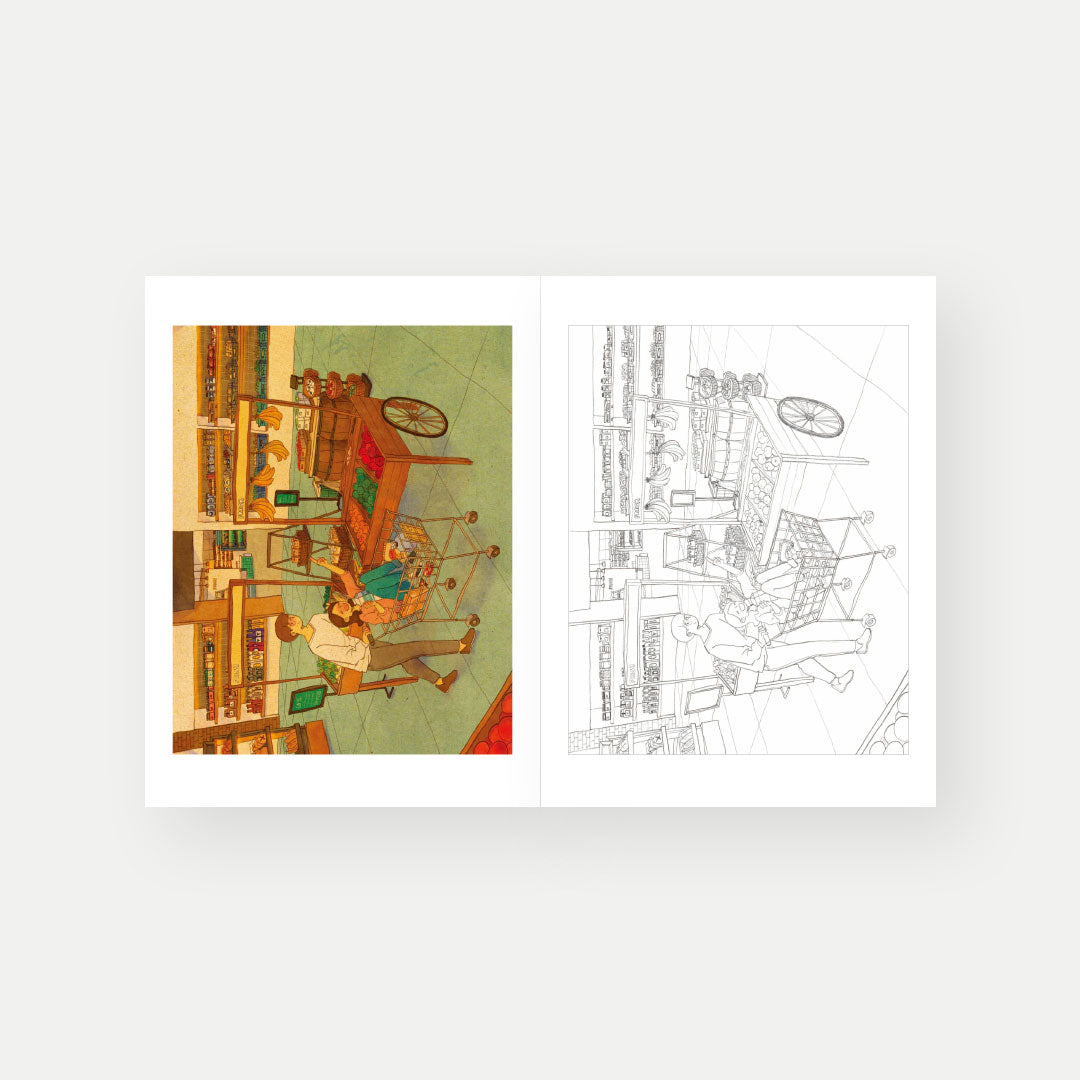 Sweet & Heartwarming Coloring Book