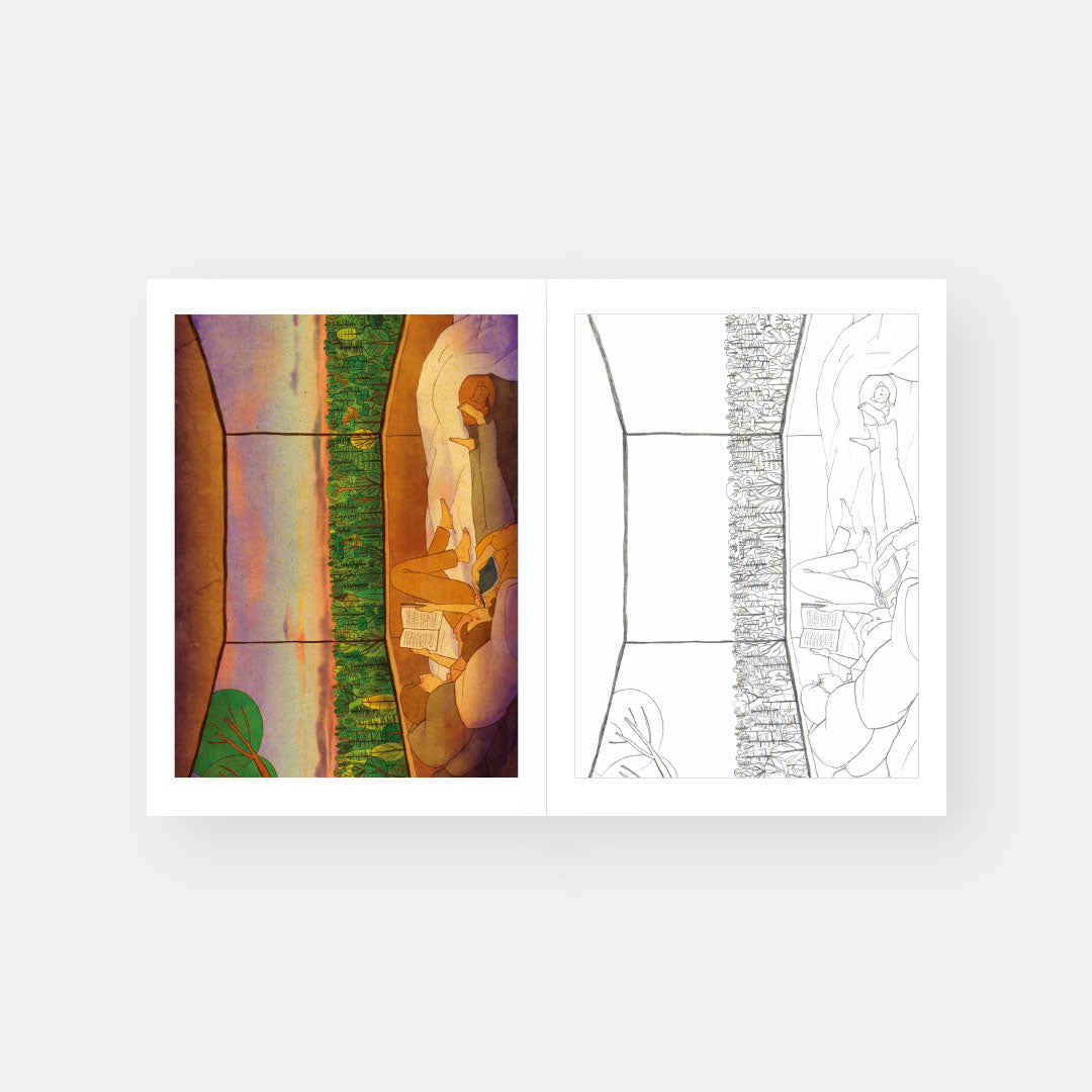 Sweet & Heartwarming Coloring Book