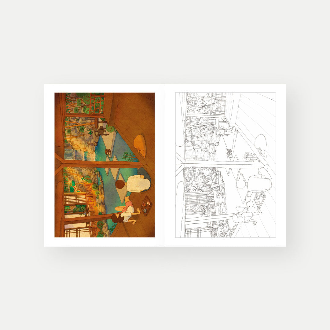 Sweet & Heartwarming Coloring Book
