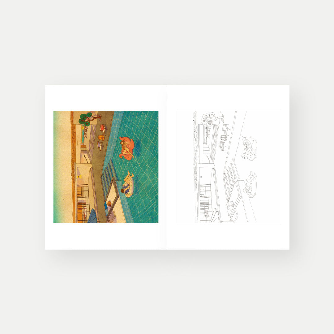 Sweet & Heartwarming Coloring Book