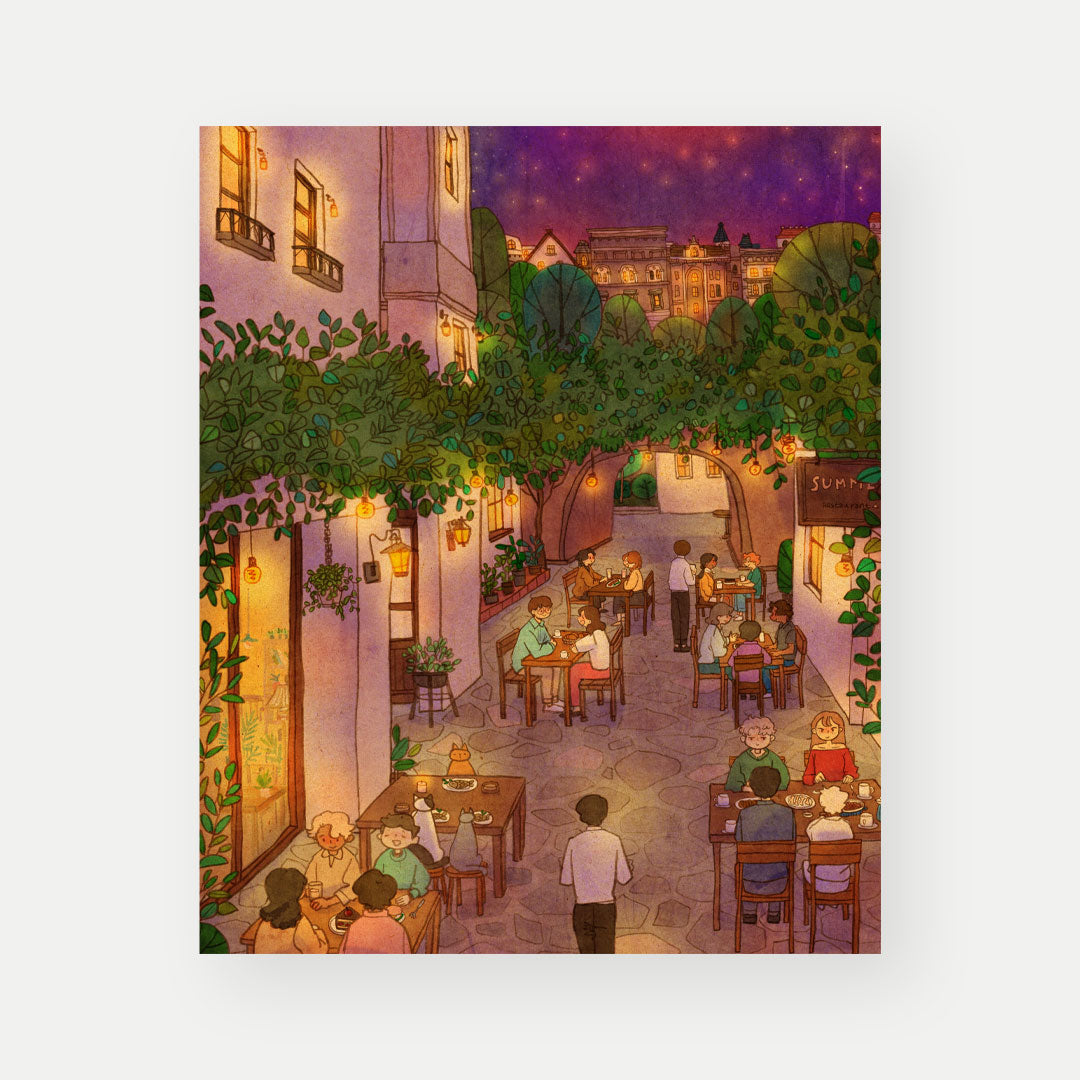 Perfect Evening - Postcard