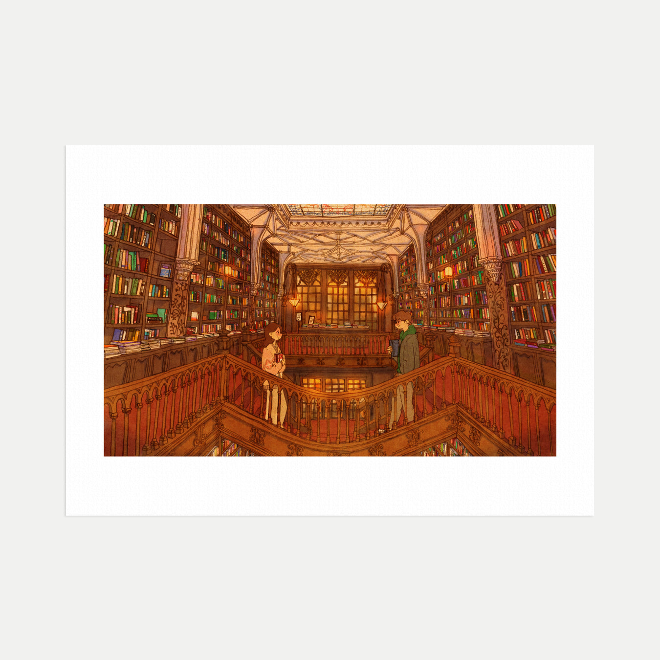 Livraria Lello - Art Print