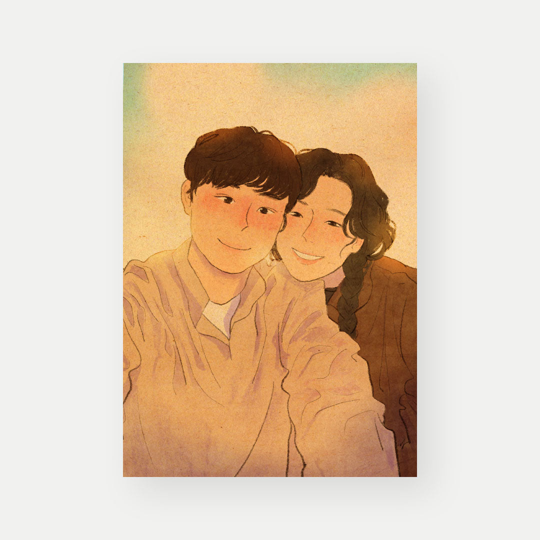 커스텀 초상화 (5 x 7 인치) - 디지털 파일