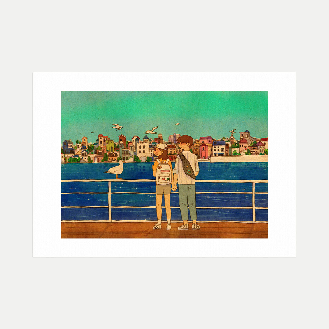 Seagulls - Art Print