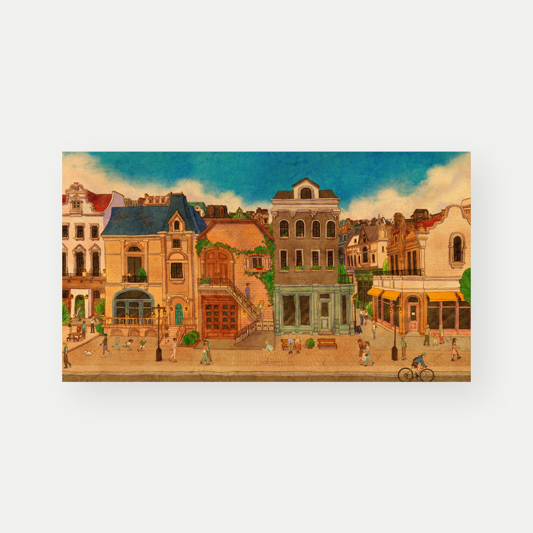 Little Town - Postcard
