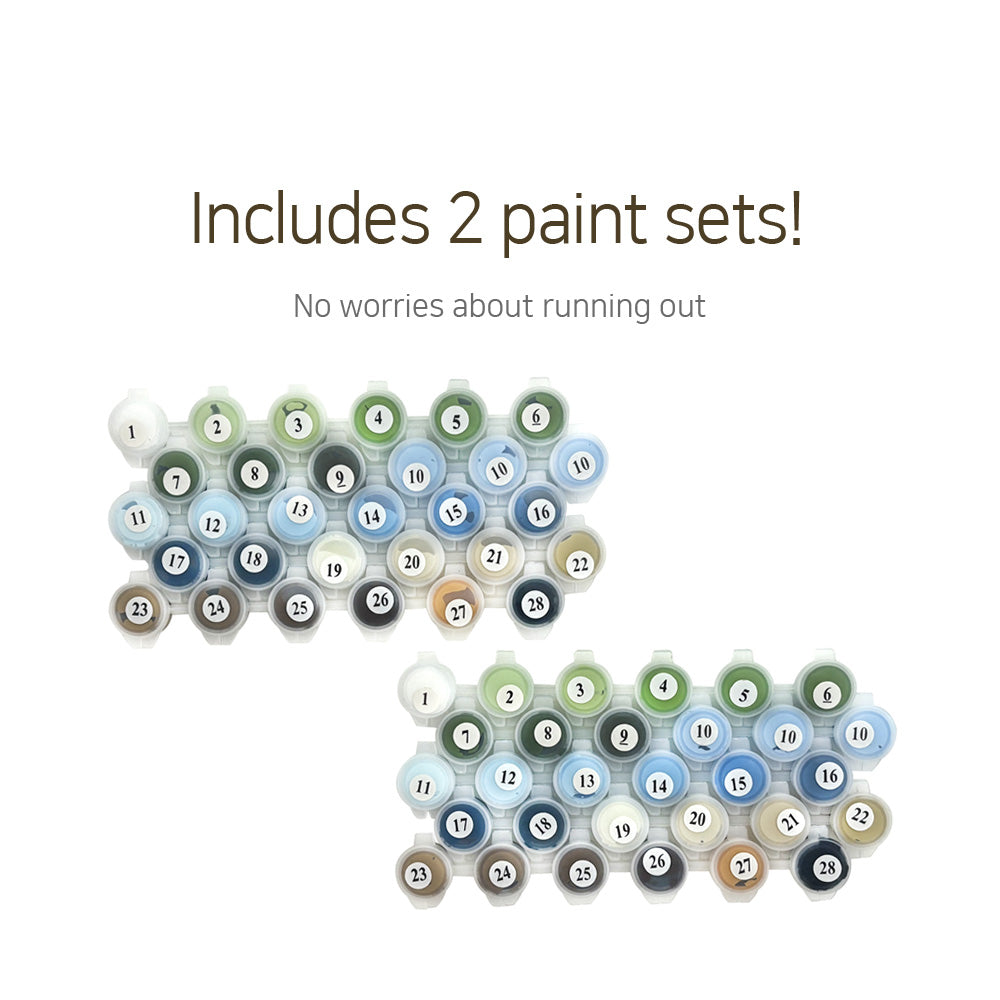 Flower Bed – Puuung Paint by Numbers Kit