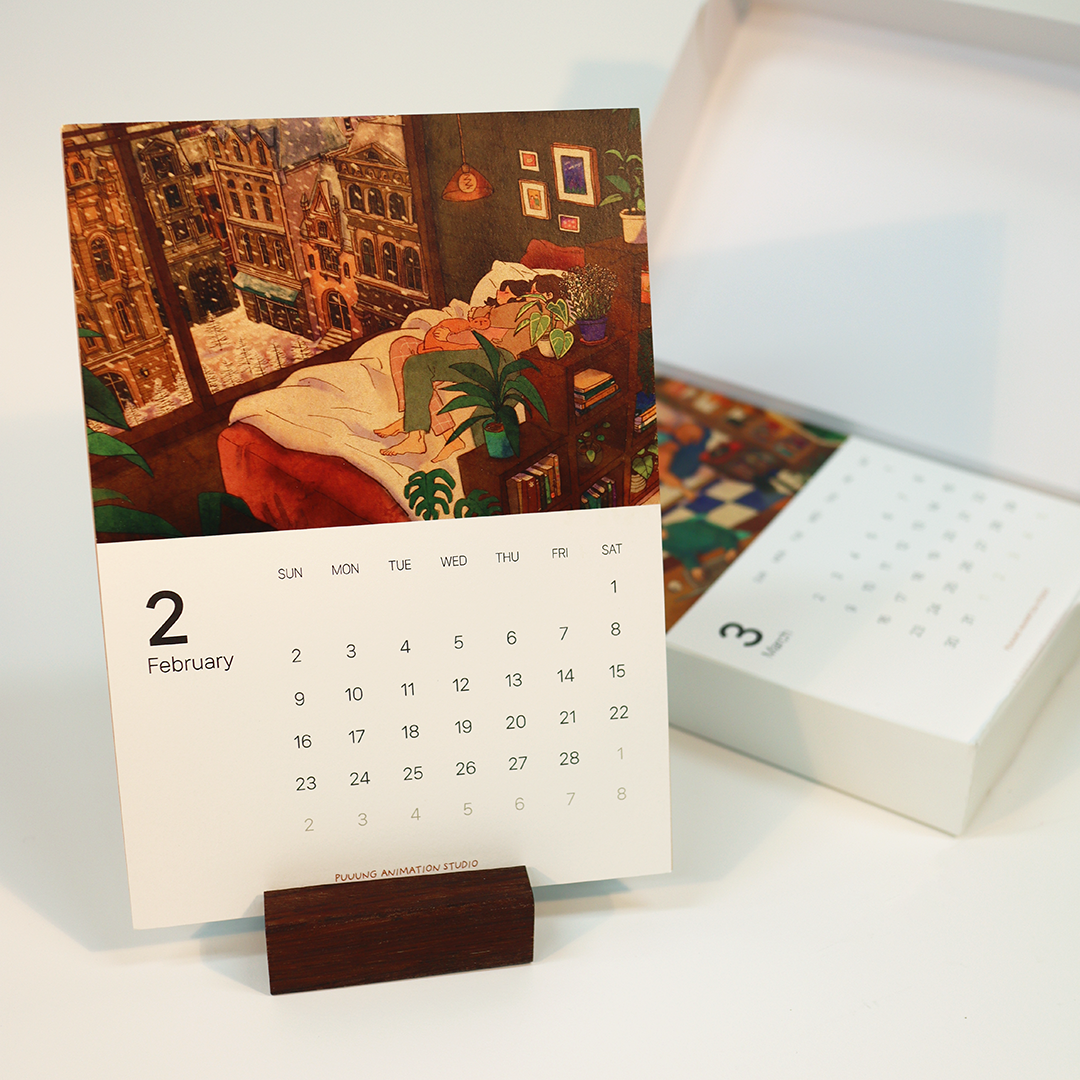2025 Desk Calendar: A Year of Love and Warmth