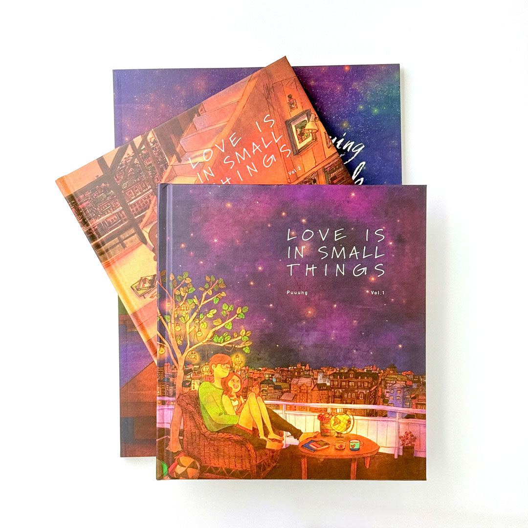 Love Is In Small Things – Puuung Book Bundle (Vol. 1 + Vol. 2 + Coloring Book)