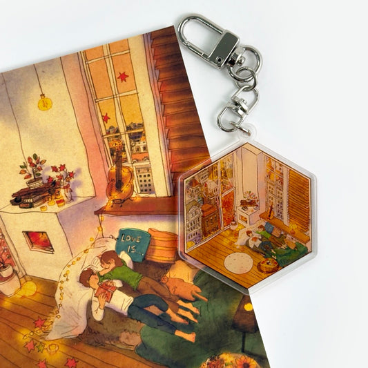 Autumn Light - Keychain
