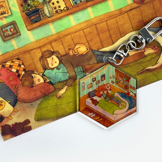 Soft and Cozy - Keychain