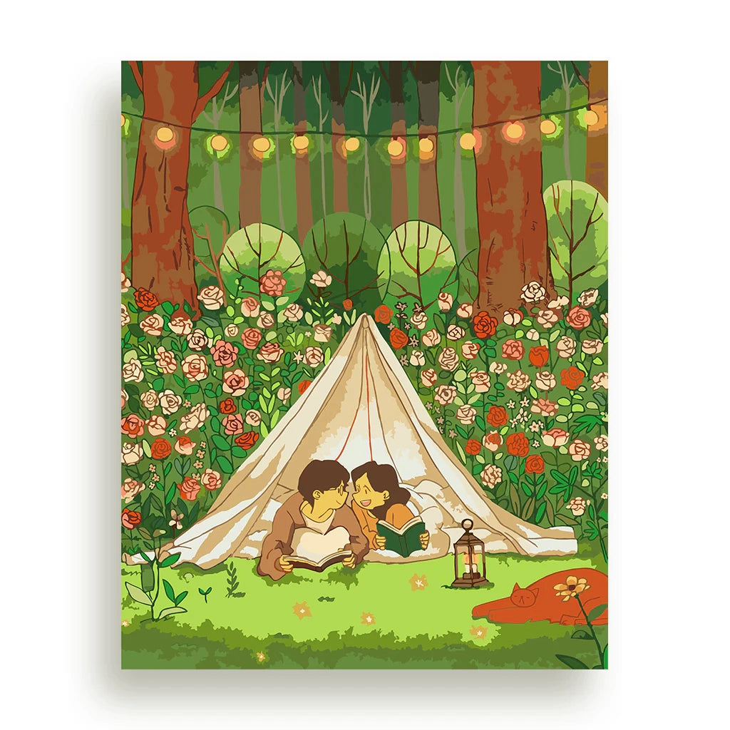Flower Garden – Puuung Paint by Numbers Kit