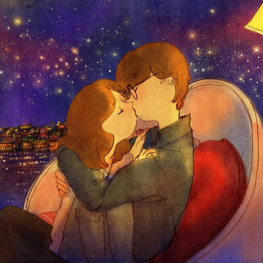 The kiss was like a dream.

See a full illustratio...