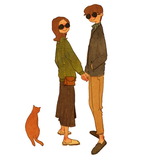 Sunglasses! ●-● #love #loveis #puuung #illustratio...