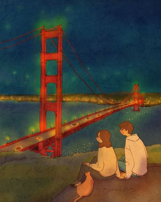 <Wherever we go> Golden Gate Bridge, San Francisco...