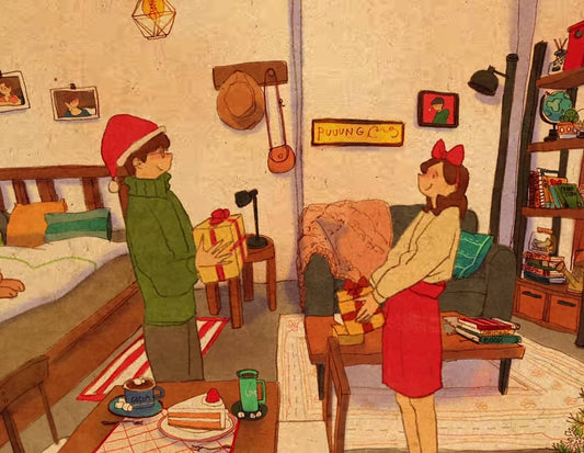 Christmas gifts.

Check out the whole animation st...