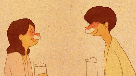 White moustache