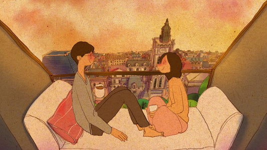 A happy time with coffee