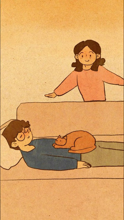 Couch hug