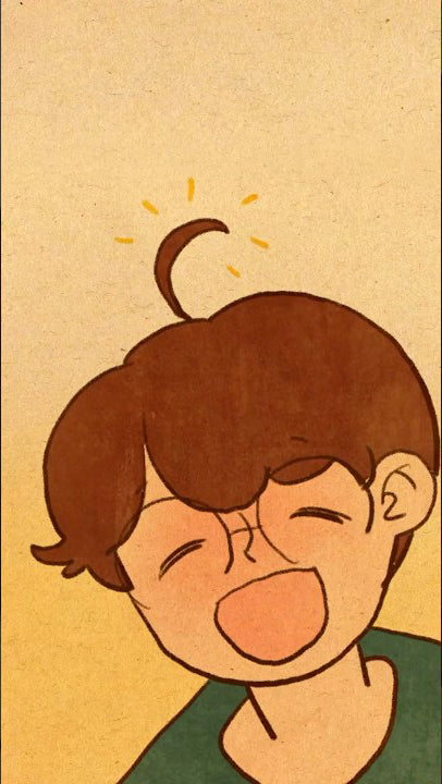 Stray hair