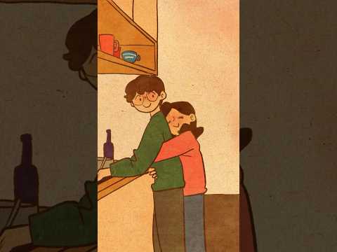 Cooking with a back hug