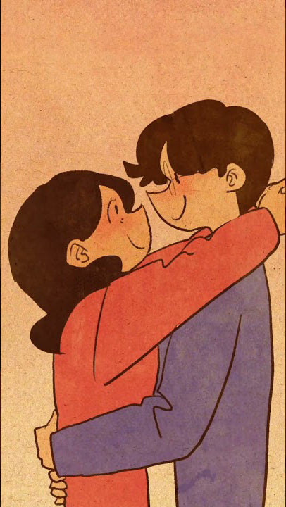 Heartfelt kiss