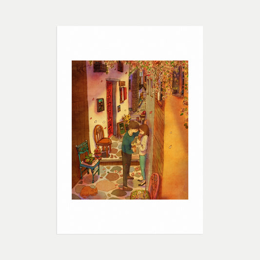 In the Alley - Art Print
