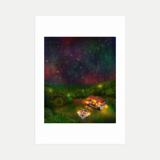 Camping - Art Print