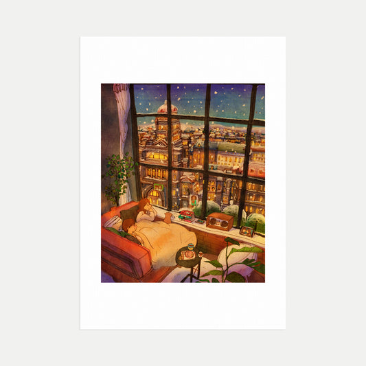 First Snow - Art Print