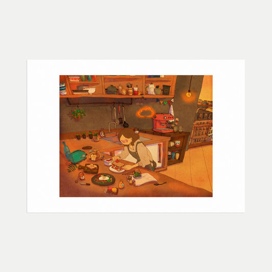 Cooking for You - Art Print