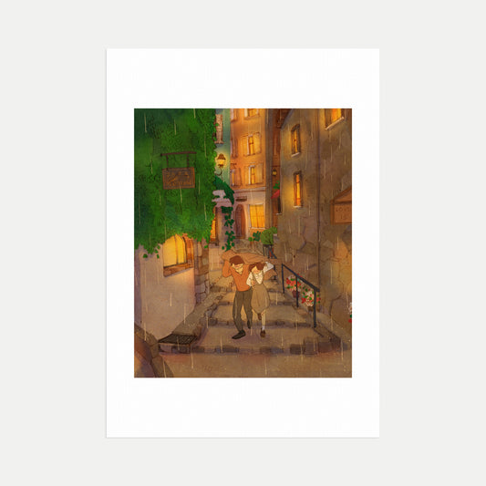 Sudden Shower - Art Print