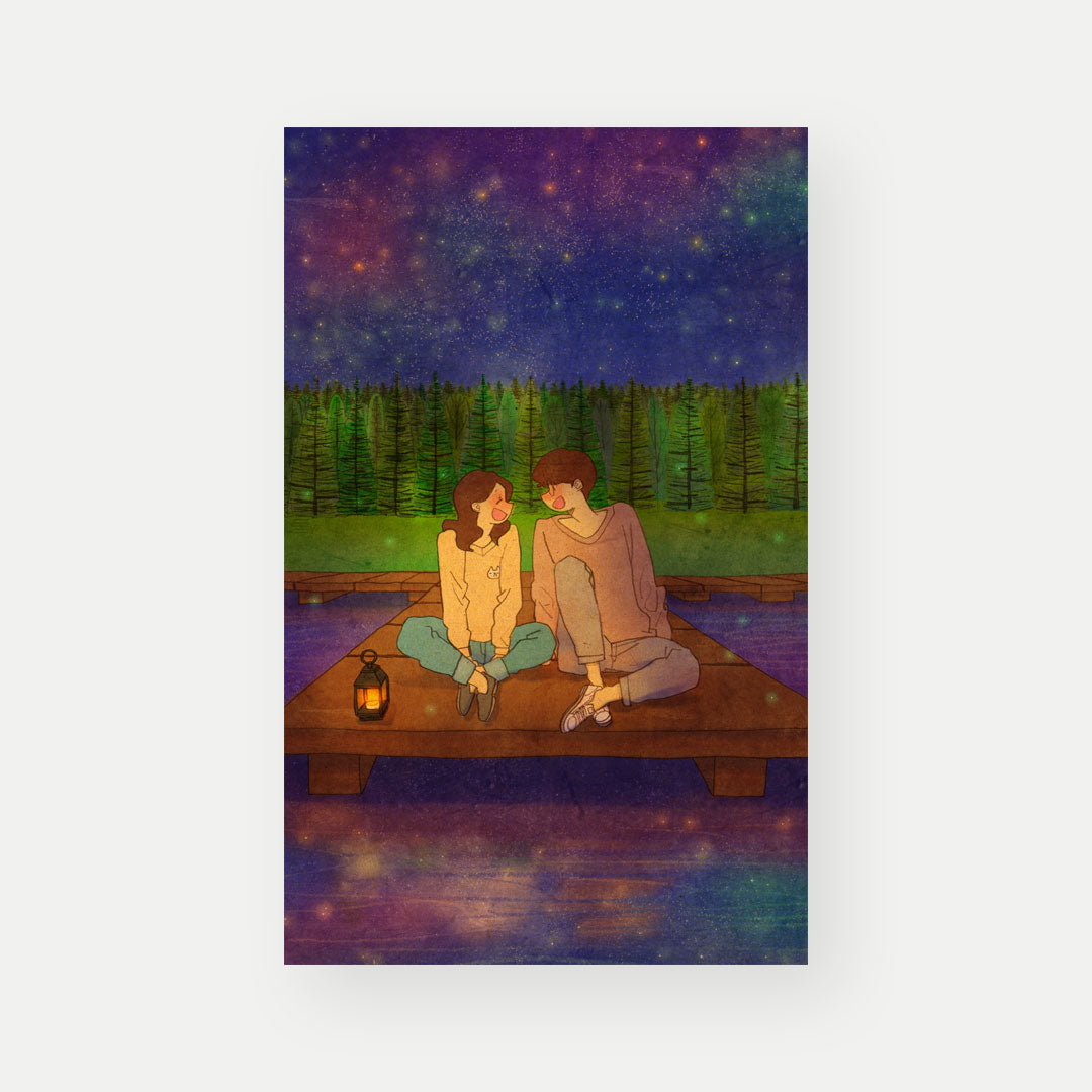 Late Night Talk - Postcard