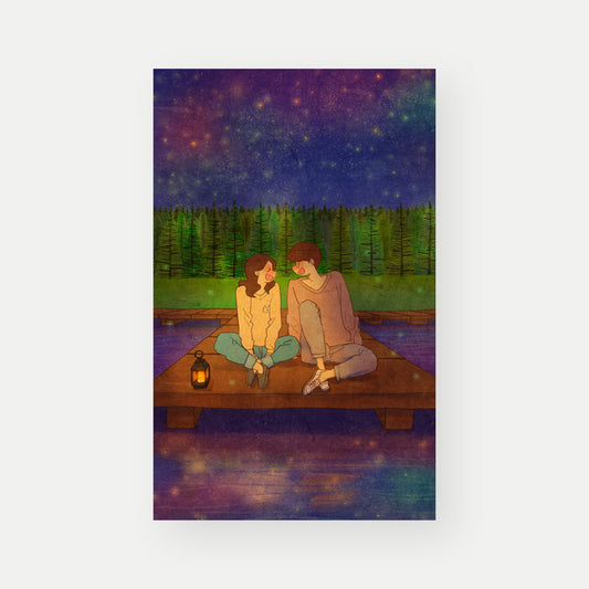 Late Night Talk - Postcard