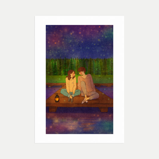 Late Night Talk - Art Print