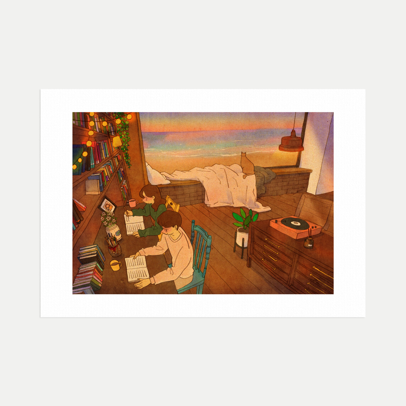 Together Quietly - Art Print