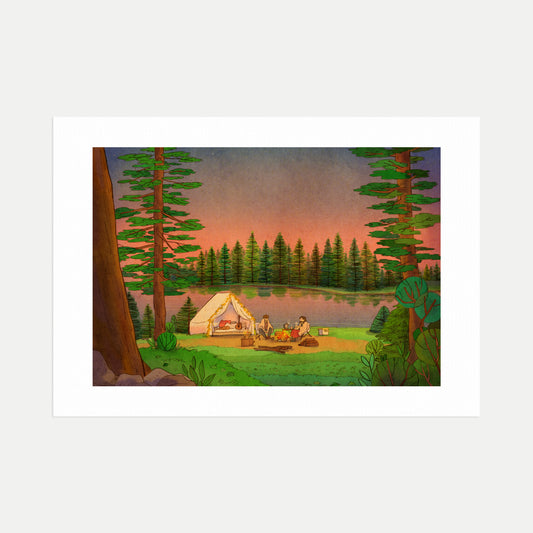 Cozy Camping - Art Print