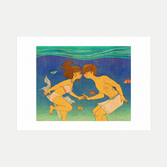 Underwater Glow - Art Print