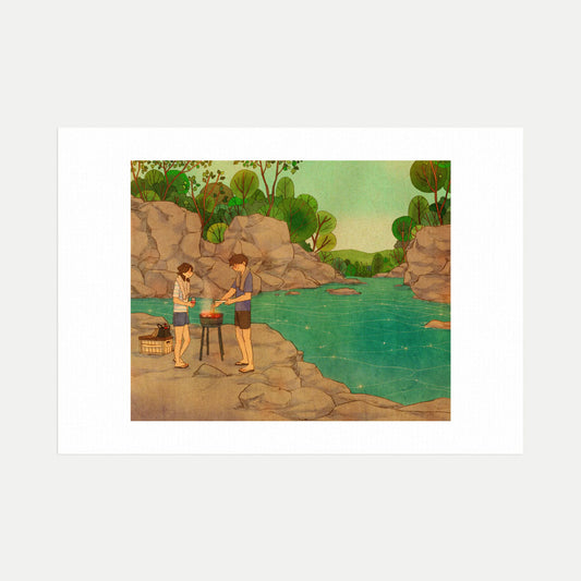 Grill Time - Art Print