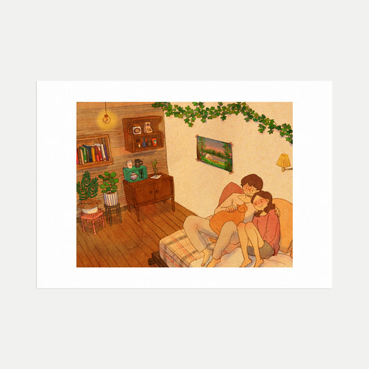 Purring - Art Print