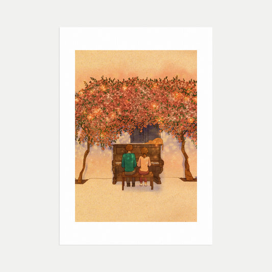 Piano Duet - Art Print
