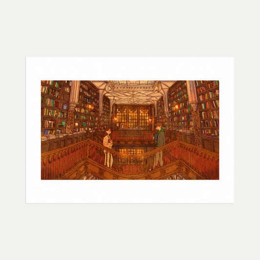 Livraria Lello - Art Print