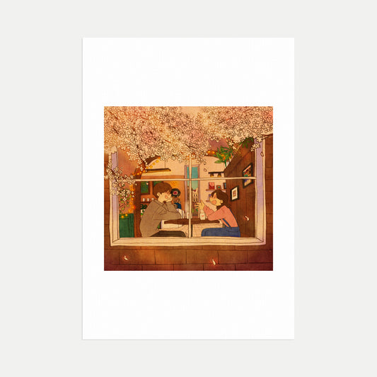 Spring Café - Art Print