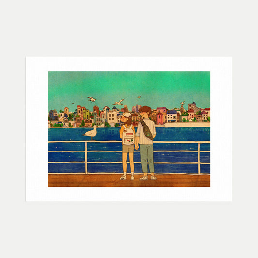 Seagulls - Art Print