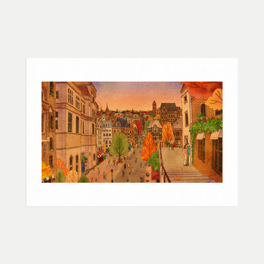 Autumn in the City - Art Print