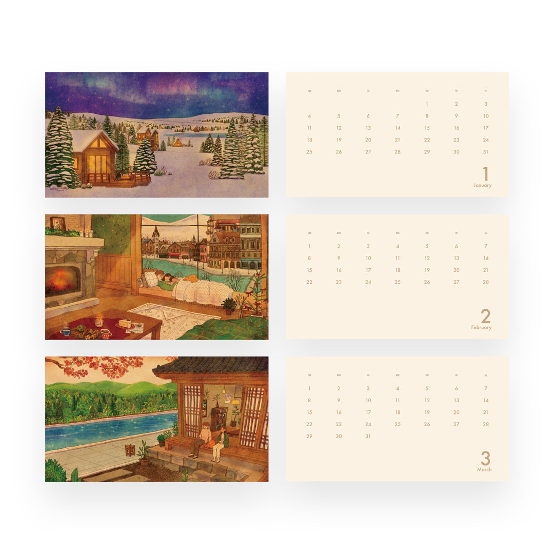 2026 Desk Calendar: A Year of Love and Warmth (Pre-Order)