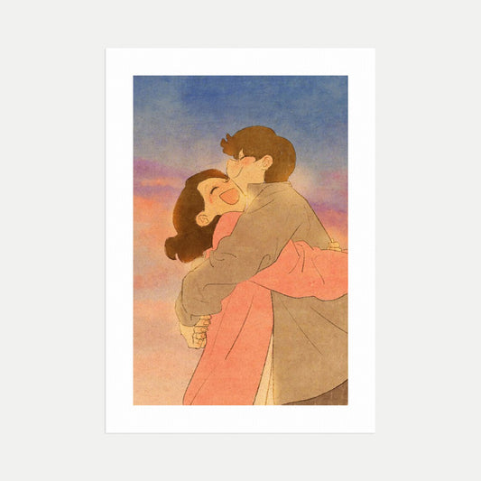 Laughing Together - Mini Art Print