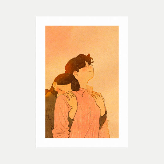 Holding You Close - Mini Art Print